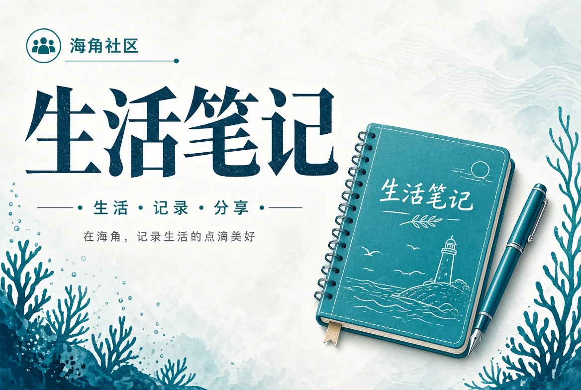 海角社区日常手札画面